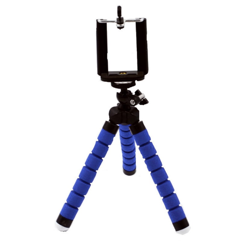 Octopus Style Flexible iPhone Tripod, Portable and Adjustable Mini Phone Tripod Stand with Universal Clip for Cellphone Ipad Digital Camera